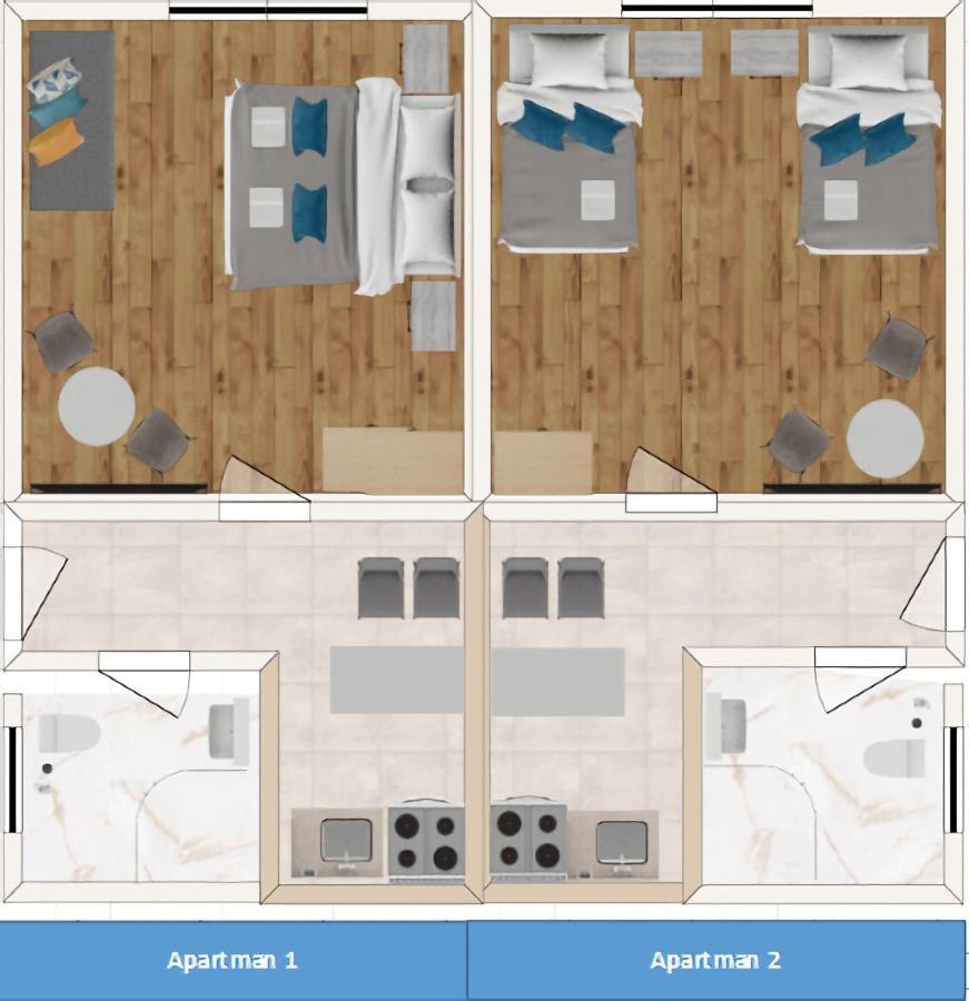 Apartmani Drinska Foca Esterno foto